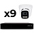 Комплект видеонаблюдения IP 4Мп Ps-Link KIT-A409IP-POE на 9 камер 2560×1440 для помещения