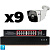 Комплект видеонаблюдения IP 2Мп Ps-Link KIT-C209IP-PL 9 камер для улицы, программный датчик движения, удаленный доступ, ночное видение, умный коммутатор