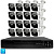 Комплект видеонаблюдения AHD 8Мп Ps-Link KIT-C816HD 16 камер для улицы, ночная съемка, датчик движения