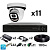 Комплект видеонаблюдения AHD 2Мп Ps-Link KIT-A211HDC 11 камер для помещения с LED-подсветкой, без микрофона
