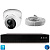 Комплект видеонаблюдения IP 8Мп Ps-Link KIT-A801IPM-POE с камерами 8мп с микрофонами для помещения, питание PoE, ночная съёмка