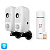 Комплект видеонаблюдения 4G 2Мп Ps-Link KIT-WPS202-4G 2 камеры с аккумулятором, для помещения, микрофон, динамик, ночное видение