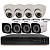Комплект видеонаблюдения AHD 2Мп Ps-Link KIT-B208HD 4 камеры для улицы, 4 камеры для помещения
