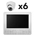 Комплект видеонаблюдения AHD 2Мп Ps-Link KIT-A9206HD 6 камер для помещения, регистратор с монитором