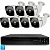 Комплект видеонаблюдения AHD 8Мп Ps-Link KIT-C807HD 7 камер для улицы, ночная съемка, датчик движения