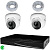 Комплект видеонаблюдения IP 5Мп Ps-Link KIT-A502IP-ST 2 камеры для помещения, аналитика, детекция человека, область вторжения