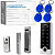 Комплект СКУД Ps-Link KIT-TF2MF-WP-W-180 для улицы, до 10000 пользователей, металл, тип Mifare, магнитный замок 180 кг