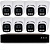 Комплект видеонаблюдения IP 4Мп Ps-Link KIT-A408IP-POE на 8 камер 2560×1440 для помещения