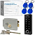 Комплект СКУД Ps-Link KIT-TF3EM-WP-W-G 10000 пользователей, EM-marine, серый замок, биометрия