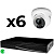 Комплект видеонаблюдения IP 5Мп Ps-Link KIT-A506IP-ST 6 камер для помещения, аналитика, детекция человека, область вторжения