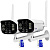 Комплект видеонаблюдения WIFI 3Мп Ps-Link KIT-XME302-WIFI 2 камеры с картами памяти 32Гб