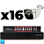 Комплект видеонаблюдения IP 2Мп Ps-Link KIT-C216IP-PL 16 камер для улицы, программный датчик движения, удаленный доступ, ночное видение, умный коммутатор