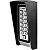 Козырёк для панели доступа PS-LINK PS-208C-EMW черный PETG