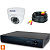 Комплект видеонаблюдения Ps-Link KIT-A501HD-MX AHD/TVI 5Мп, 1 камера с микрофоном, AoC, звук по КВК, регистратор 4 кан.