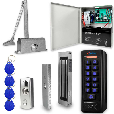 Система СКУД Ps-Link KIT-C1EM-180UPS с блоком резервного питания
