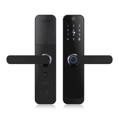 Дверной замок WIFI Ps-Link HR07-P WIFI с датчиком отпечатка пальца и камерой