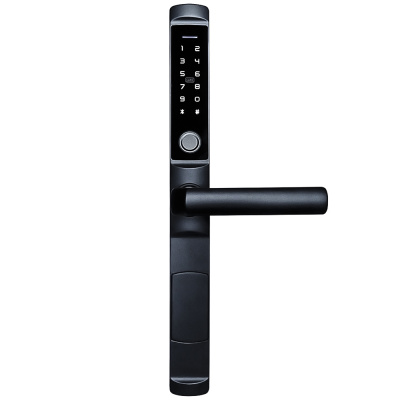 Дверной замок WIFI Ps-Link F2-TY с датчиком отпечатка пальца, защита IP65, черный, узкая дверь