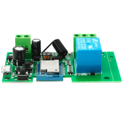 Реле питания WIFI Ps-Link ST-DC1 на 1 канал, подключение к Wi-Fi без шлюза, удаленный доступ, NO/NC на 1500Вт, работа по расписанию, импульсный режим