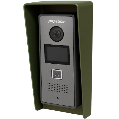 Козырек для вызывной панели Hikvision (зеленый)