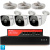 Комплект видеонаблюдения IP 2Мп Ps-Link KIT-C203IP-PL 3 камеры для улицы, программный датчик движения, удаленный доступ, ночное видение