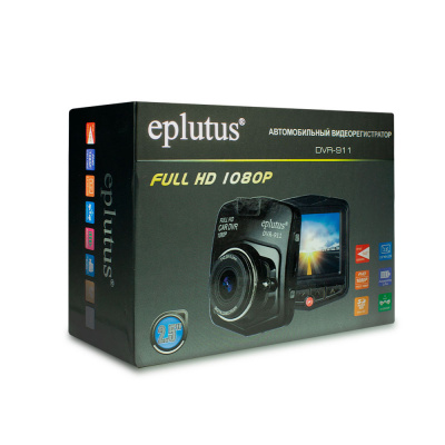 Автомобильный видеорегистратор Eplutus DVR-911 с записью на SD карту