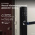 Дверной замок WIFI Ps-Link HR07 WIFI с датчиком отпечатка пальца Чёрный