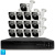 Комплект видеонаблюдения AHD 8Мп Ps-Link KIT-C813HD 13 камер для улицы, ночная съемка, датчик движения
