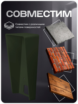 Козырек для вызывной панели Hikvision (зеленый)