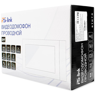 Видеодомофон WIFI Ps-Link PS-736DP цифровой проводной с WIFI