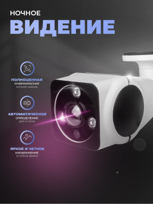 Камера видеонаблюдения WIFI 3Мп Ps-Link PS-XMK30 микрофон, динамик, LED-подсветка, слот microSD, объектив FishEye, удаленный просмотр