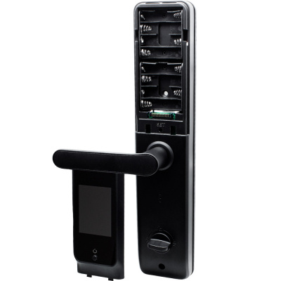 Дверной замок WIFI PS-Link PS-K8V биометрический, сканер отпечатков пальца, встроенный монитор, камера