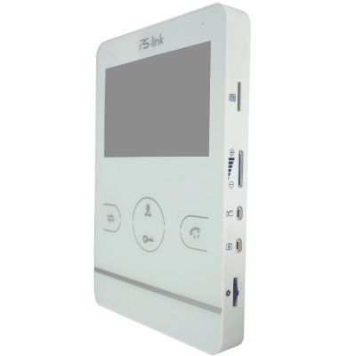 Видеодомофон проводной Ps-Link PS-402DP Белый с экраном 4,3"