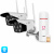 Комплект видеонаблюдения 4G 3Мп Ps-Link KIT-XMC302-4G 2 камеры для улицы, микрофон, динамик, LED-подсветка, слот microSD, приложение