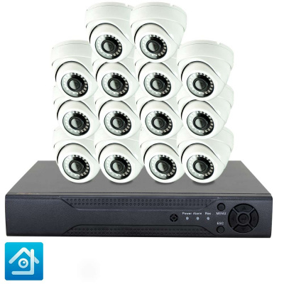 Комплект видеонаблюдения AHD 2Мп Ps-Link KIT-A214HD 14 камер для помещения