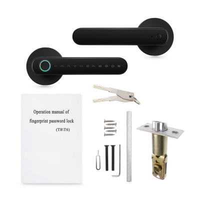 Дверной замок Bluetooth Ps-Link PS-T8 сканер отпечатков пальцев, сенсорные кнопки, приложение