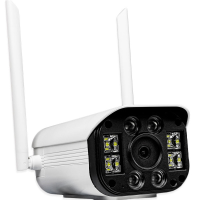 Комплект видеонаблюдения 4G 3Мп Ps-Link KIT-XME302-4G 2 камеры для улицы, микрофон, динамик, LED-подсветка, слот microSD, приложение
