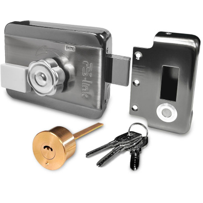 Комплект электромоторный замок Ps-Link KIT-EMTL-SS-ID V2 со считывателем и блоком питания