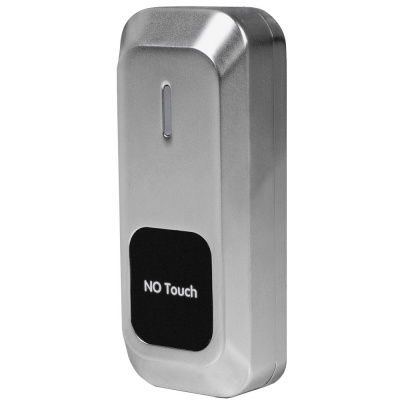 Кнопка выхода Ps-Link PS-OP02H1 бесконтактная, металлическая, LED индикация, НО-НЗ тип