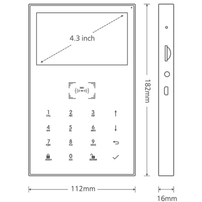 Охранная сигнализация WIFI/GSM LTE Ps-Link PS-PG109-4GEU до 99 беспроводных устройств, сенсорные кнопки, поддержка 4G сети GSM