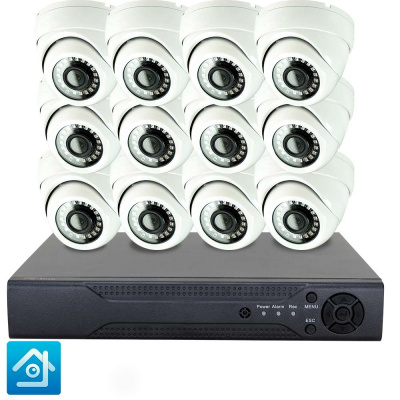 Комплект видеонаблюдения AHD 2Мп Ps-Link KIT-A212HD 12 камер для помещения