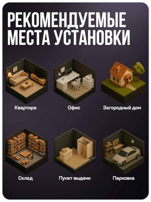 Комплект видеонаблюдения AHD 5Мп Ps-Link KIT-A502HDV-NC 2 антивандальные камеры