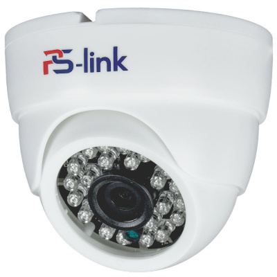 Камера видеонаблюдения AHD 2Мп Ps-Link AHD302M с микрофоном, степень защиты IP20, пластиковый корпус