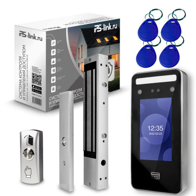 Система СКУД Ps-Link KIT-TM06-350 / детектор лиц / RFID