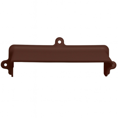 Козырек для розетки 2-х местный (коричневый)