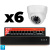 Комплект видеонаблюдения IP 2Мп Ps-Link KIT-A206IP-PL 6 камер, программный датчик движения, удаленный доступ, ночное видение