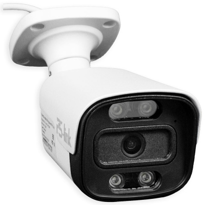 Камера видеонаблюдения IP 5Мп Ps-Link PS-IP505P металлический корпус для улицы, с микрофоном, ИК-подсветка, питание PoE