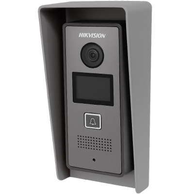 Козырек для вызывной панели Hikvision (серый)