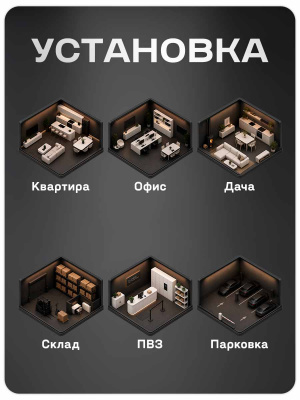 Комплект видеонаблюдения WIFI с монитором 3Мп Ps-Link KIT-W304TB-M