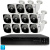 Комплект видеонаблюдения AHD 8Мп Ps-Link KIT-C811HD 11 камер для улицы, ночная съемка, датчик движения