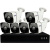 Комплект видеонаблюдения IP 2Мп Ps-Link KIT-С206IP-POE 6 камер с ночной съемкой для улицы, с датчиком движения, питание PoE